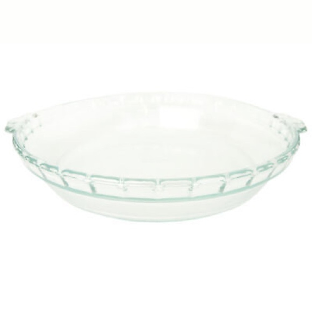 NWOT Pyrex® Easy Grab® 1105393 Basics 9.5" Round Glass Bakeware Pie Dish